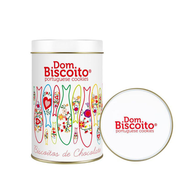 Picture of Chocolate Cookie Tin Conf. Dom Biscoito