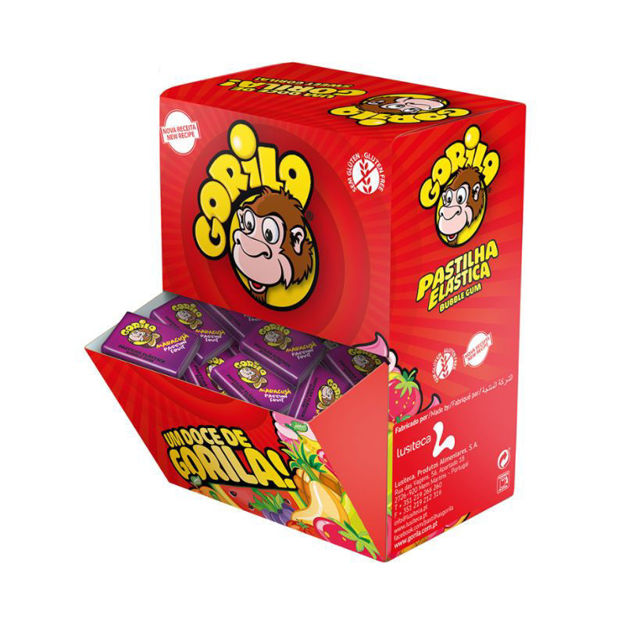 Picture of Gorila Passion Fruit Chewing Gum Displaybox