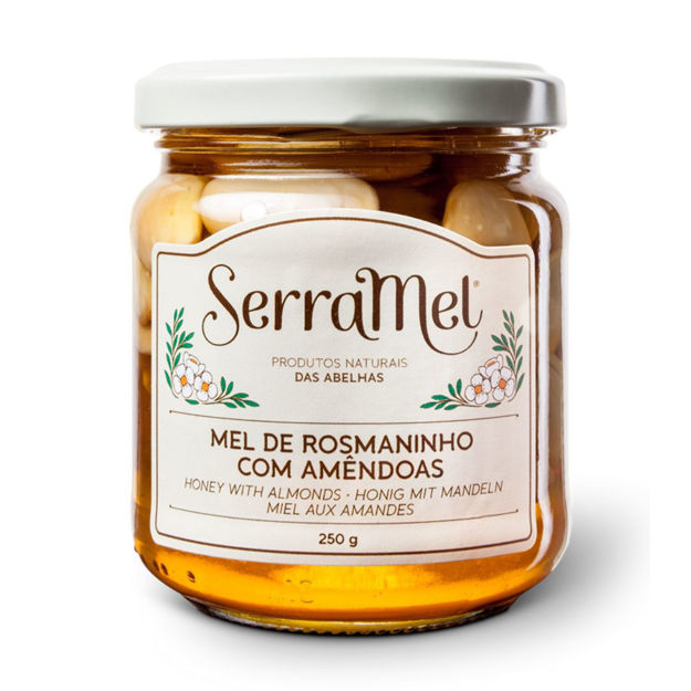 Imagem de Mel Serramel Rosmaninho Com Amendoa Fr 250g