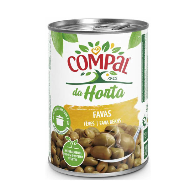 Imagem de Favas Cozidas Compal Lata