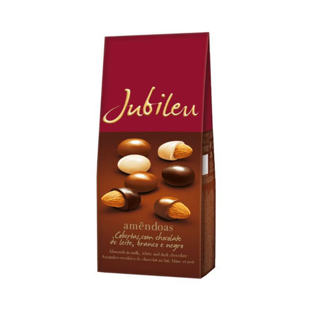 Picture of Jubileu Almonds Covered With Black/White Chocolate