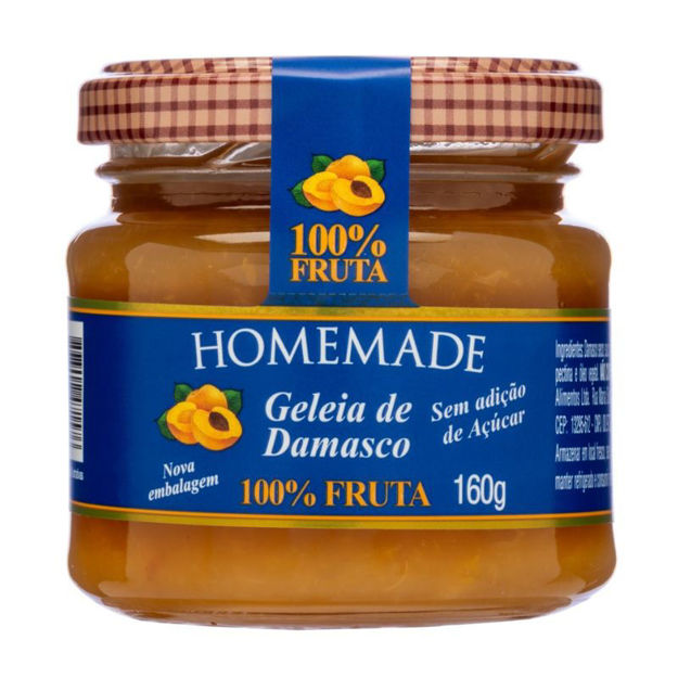 Imagem de Geléia 100% Fruta Damasco Homemade 150g