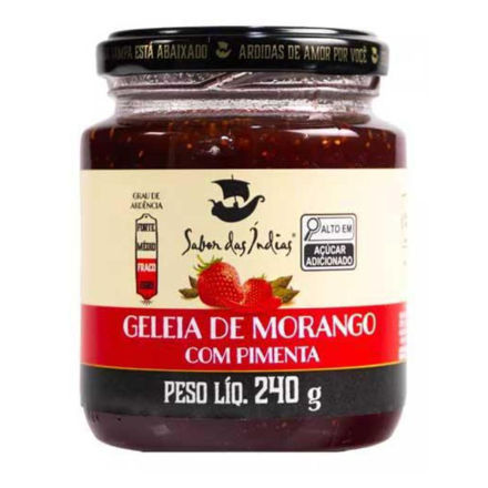 Imagem de Geléia de Morango com Pimenta Sabor das Indias 240g