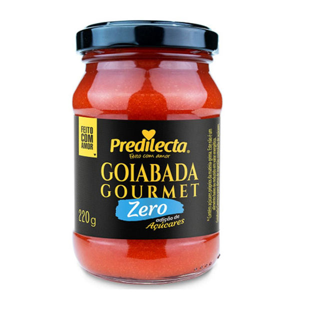 Imagem de Goiabada Zero Adição de Açúcar Predilecta Gourmet Frasco 220g