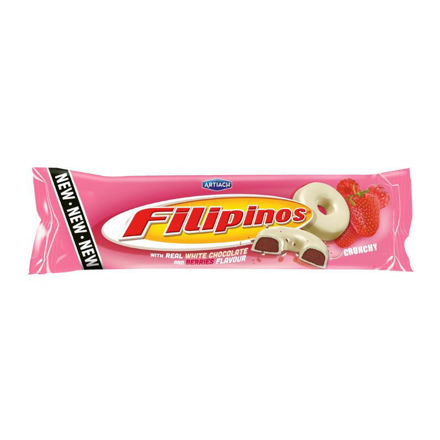 Picture of Filipinos Milk Chocolate With Red Fruits Ring Biscuit 128g