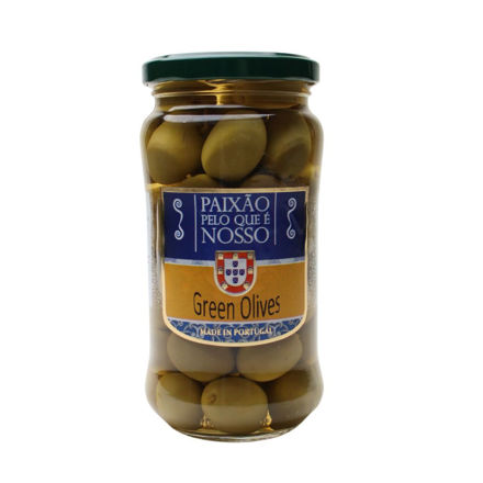 Picture of Paixao Whole Green Olives 241/260 200g