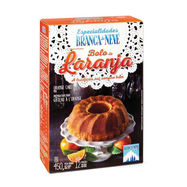 Imagem de Mistura para Bolo de Laranja Branca de Neve 450g