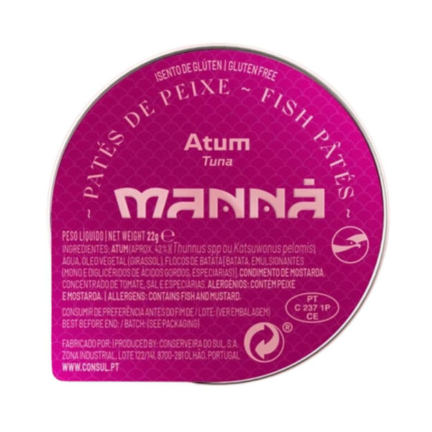 Picture of Manná Tuna Pate 22g